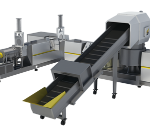 Máy tạo hạt nhựa 3in1 2 cấp PP PE