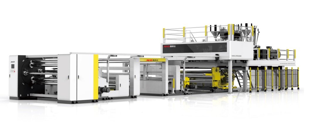 Máy đùn cán sản xuất màng nhựa