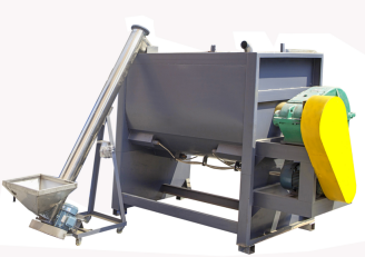 Máy trộn nhựa nằm ngang phối trộn nguyên liệu đầu vào