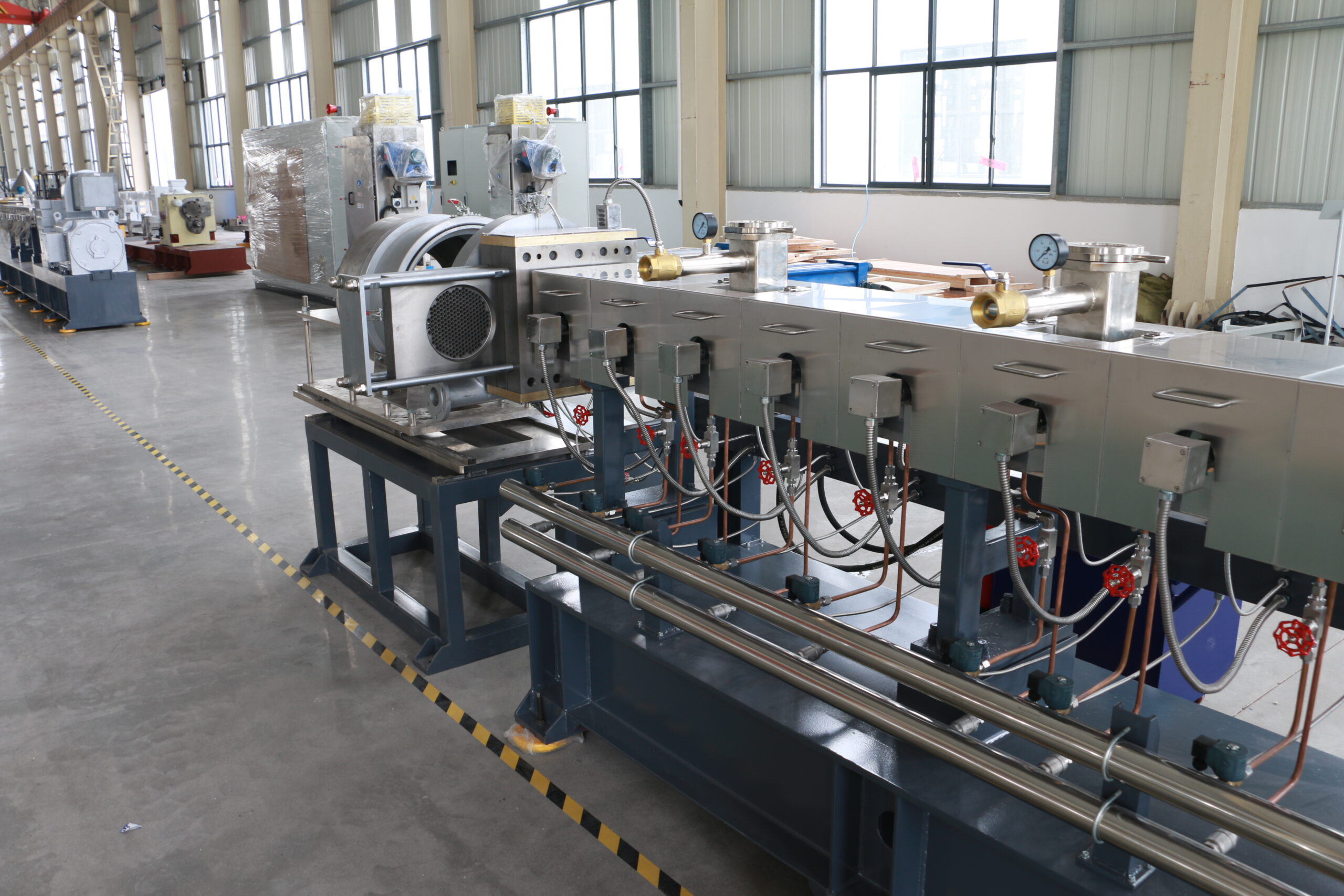 Máy tạo hạt nhựa LDPE tái chế.