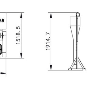 Sơ đồ máy tạo hạt nhựa mini nhiệt độ thấp