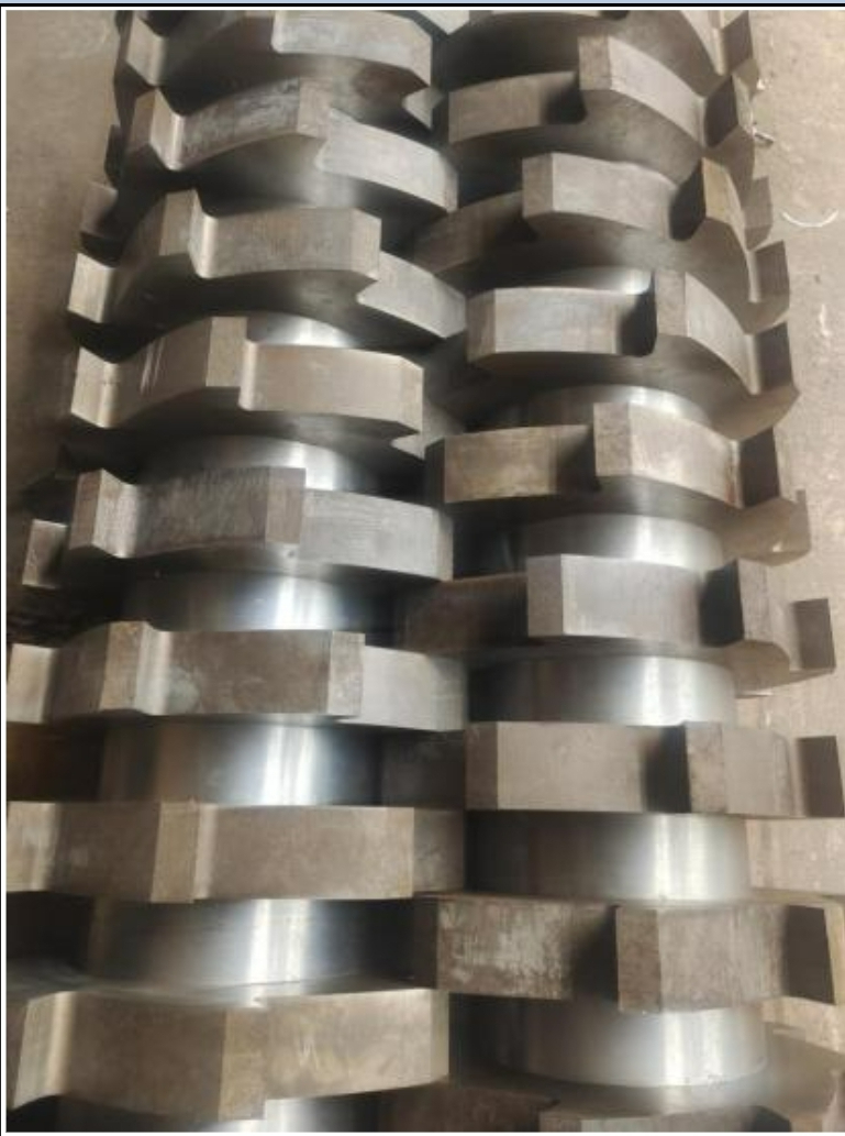 Dao máy nghiền nhựa 2 trục