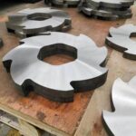 Dao máy nghiền nhựa 2 trục