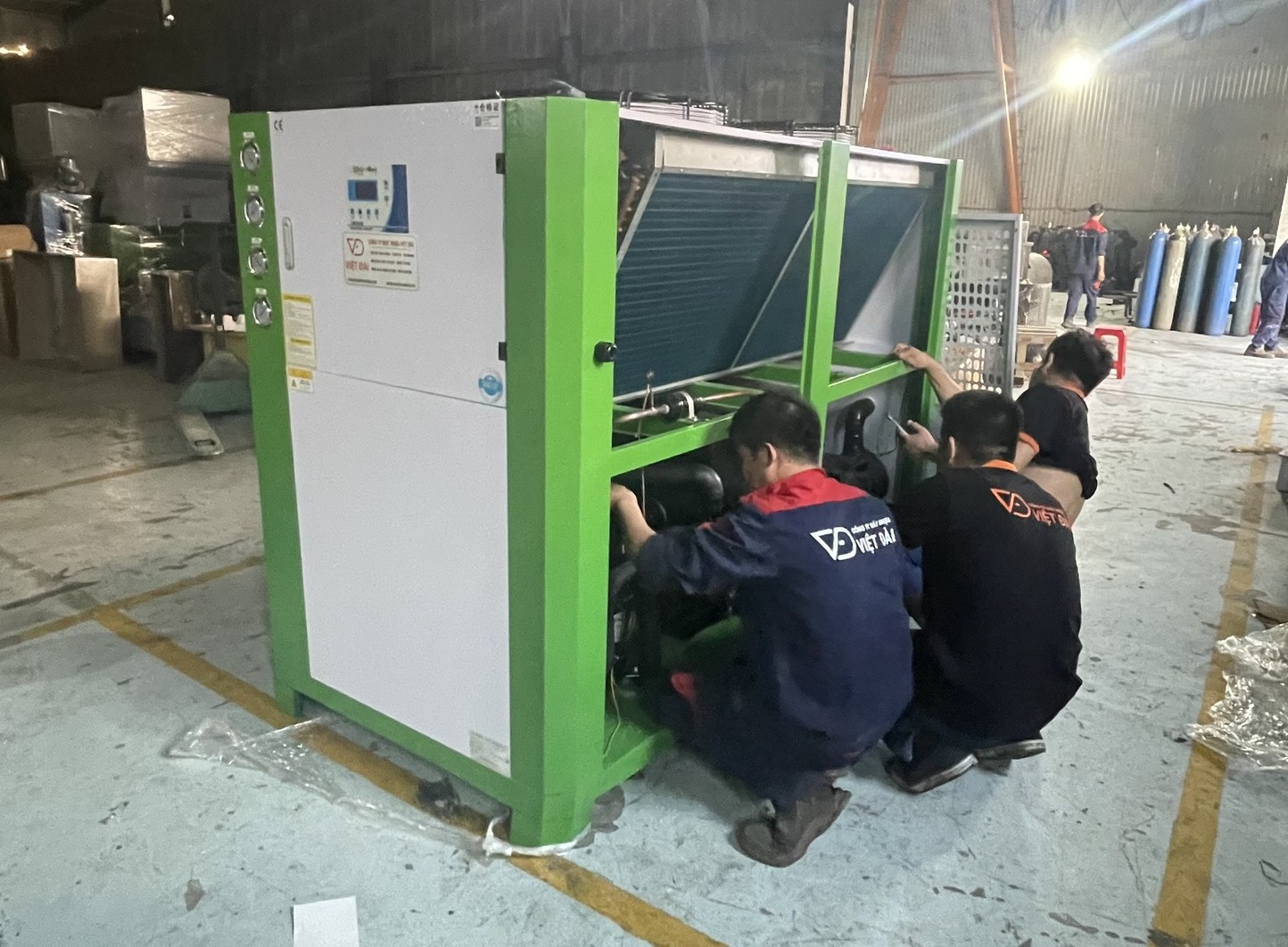 chiller cho ngành nhựa