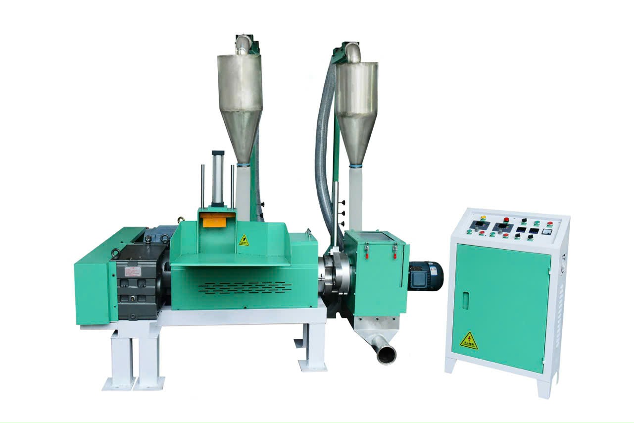 Máy tạo hạt nhựa từ màng PE khô