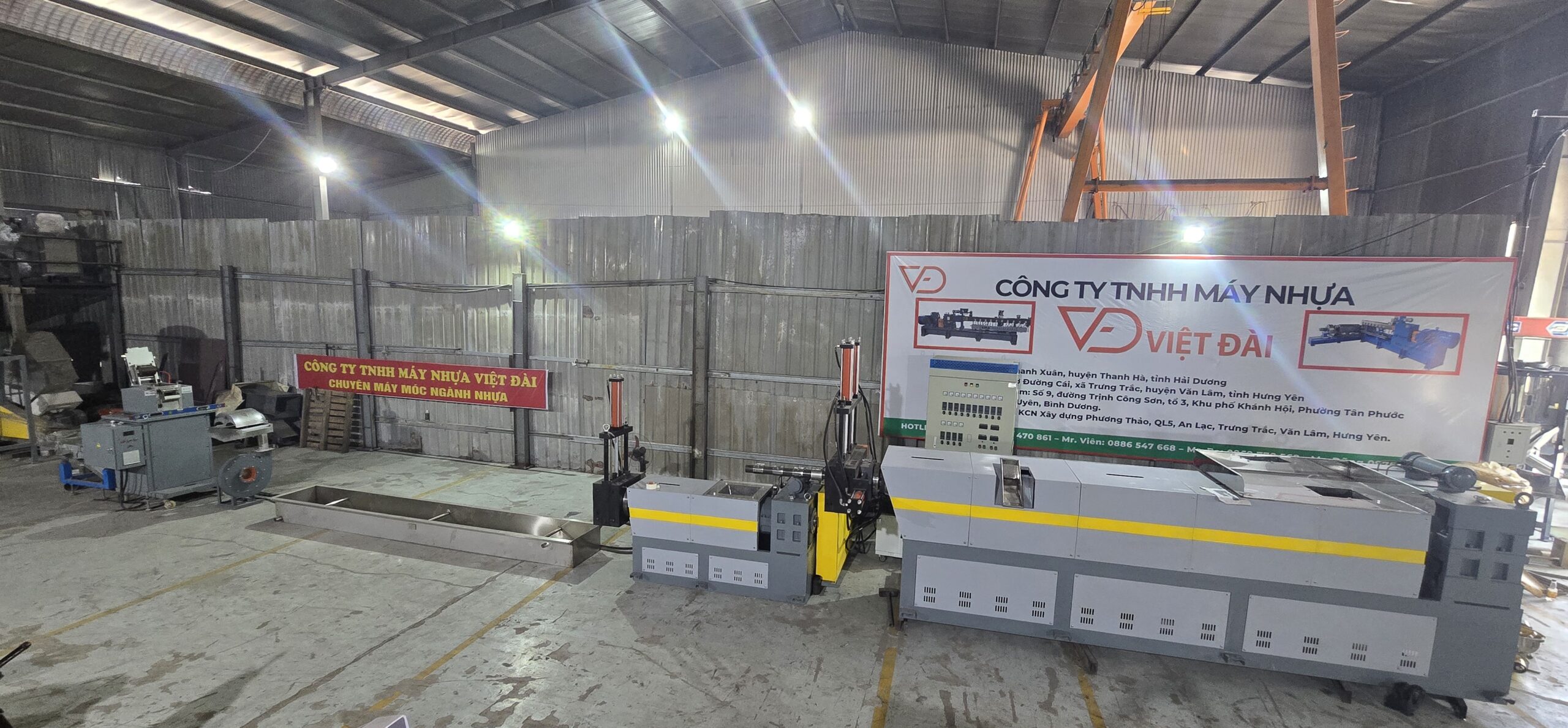 hệ thống máy sản xuất hạt nhựa tái sinh